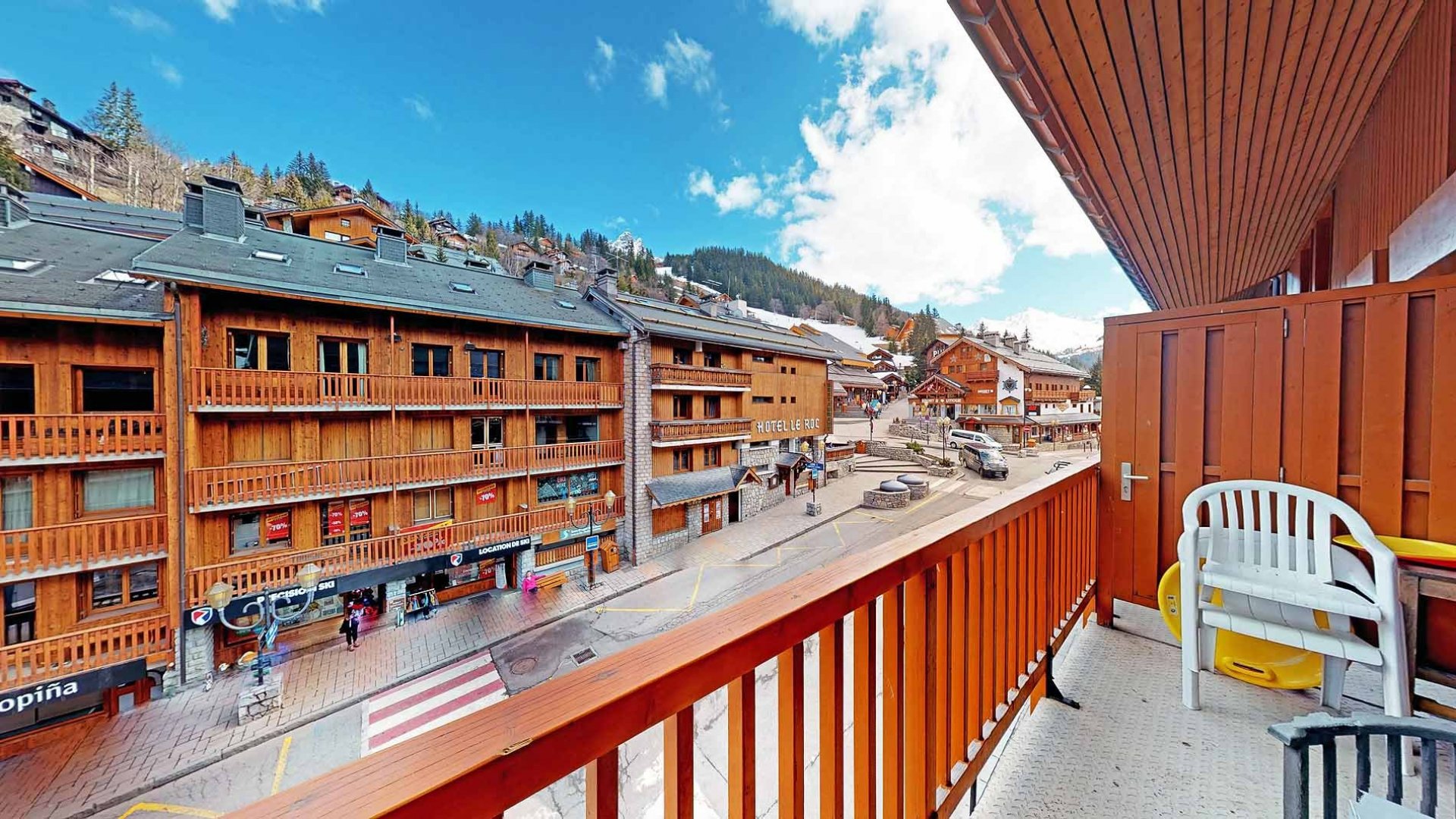 A guide to the areas in Meribel Centre